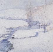 John Henry Twachtman, Winter Scene